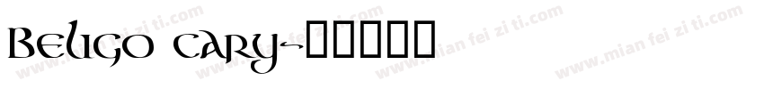 Beligo cary字体转换